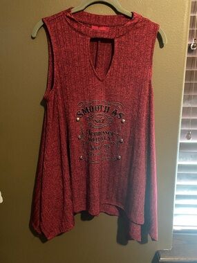 Hand crafted Sleeveless Keyhole Tank